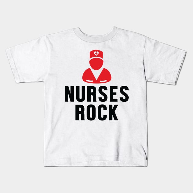 Nurses Rock Kids T-Shirt by Urshrt